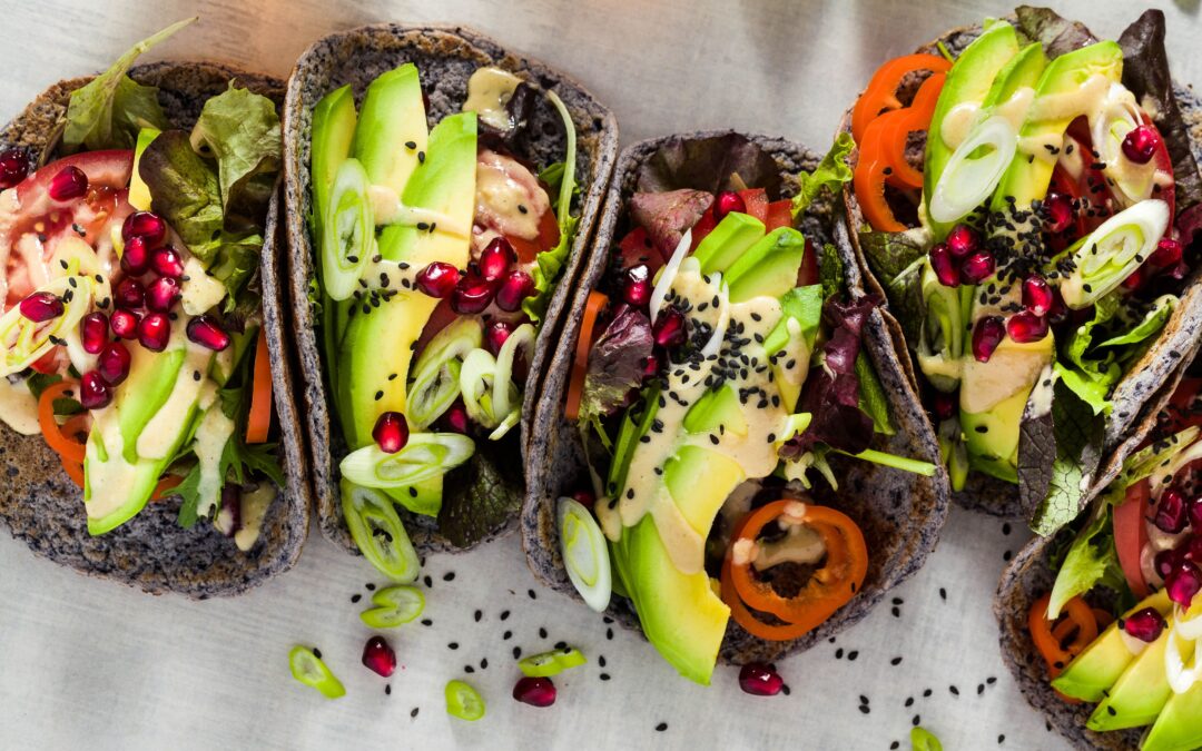 Tacos Végétariens aux Haricots Noirs et Avocat