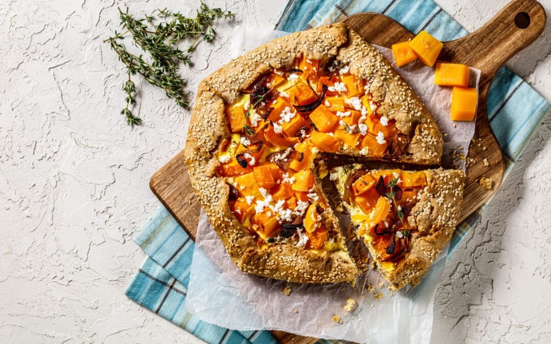 Galette rustique à la citrouille